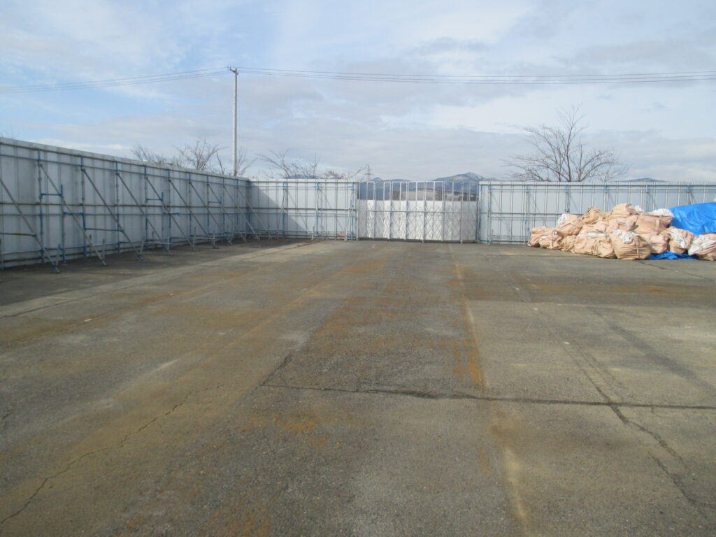 除染土仮置き場